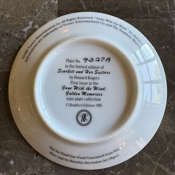 Bradford Exchange | Gone with the Wind “Golden Memories” Mini Plate Collection - Picture 13 of 16